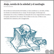 ATAJO, NOVELA DE LA SOLEDAD Y EL NAUFRAGIO - Por ARMANDO ALMADA-ROCHE - Domingo, 06 de Enero de 2013